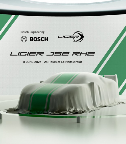 Bosch Engineering und Ligier Automotive schließen strategische Entwicklungspartnerschaft für Hochleistungsfahrzeuge mit Wasserstoffmotor